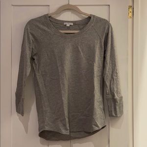 Grey long sleeve shirt